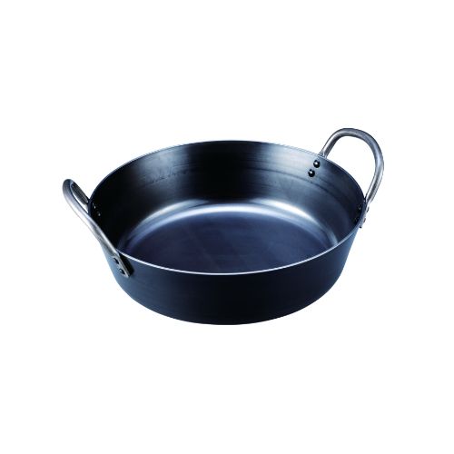 Ih Incompatible - 神田鉄鍋/鉄揚鍋 24cm(2.9L) /業務用/新品/小物送料対象商品