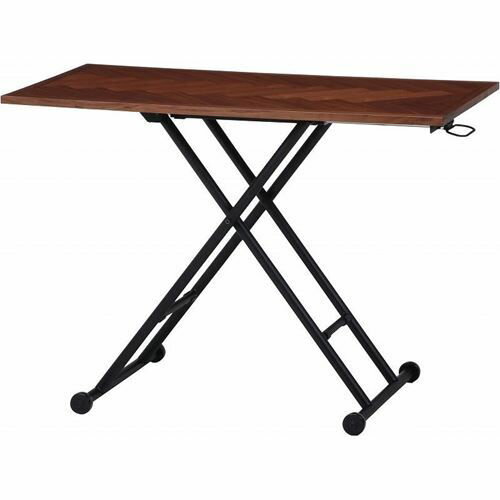 昇降テーブル シルビア ブラウン /業務用/新品/送料別