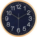 掛時計 プライウッド Φ28cm NV(85369) M9083 NV 3個入/業務用/新品/送料別