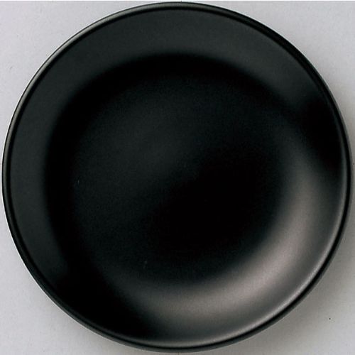 アジアン 17cm皿 黒マット 10個入/業務用/新品/小物送料対象商品