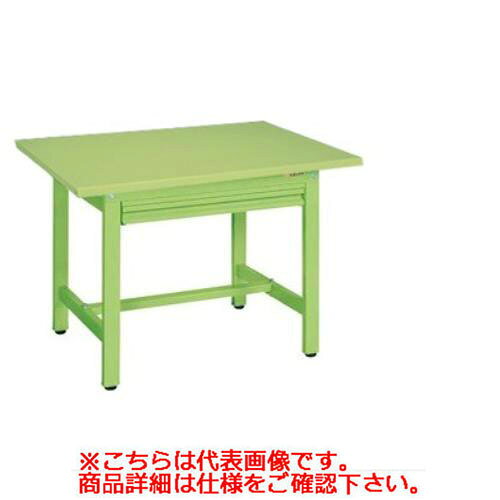 ■商品説明■●開口方向全面が有効活用できる便利な引出し付作業台。商品名：軽量作業台KSタイプ(全面引出し付) KS-187SZメーカー：サカエオリジナルブランドメーカー品番：33053外形寸法：幅W1800×奥行D750×高さH740(mm)お届け数：1型式：KS-187SZ重量：55kg均等耐荷重：300kg本体色：サカエグリーン天板サイズ：1800×750×25(mm)天板種類：スチール天板天板カラー：グリーン【配送料について】この商品は、全国配送料金無料にてお届け致します。※北海道・沖縄・離島や一部地域では追加配送料が発生致します。商品は車上渡しでのお届けです。※配送にはドライバー1名で伺います為、トラック上からの荷降ろしや、建物内への搬入及び開梱作業は行えません。大型商品の場合は、配送日当日に人手をご用意して頂きますようお願い致します。価格には搬入設置費および処分費は含まれておりません。搬入設置・処分等を御希望のお客様は、別途お見積り致します。お気軽にお問合わせください。尚、搬入設置を承れない地域がございます。予めご了承下さい。【ご注意】画面上の色はブラウザやご使用のパソコンの設定により実物と異なる場合があります。