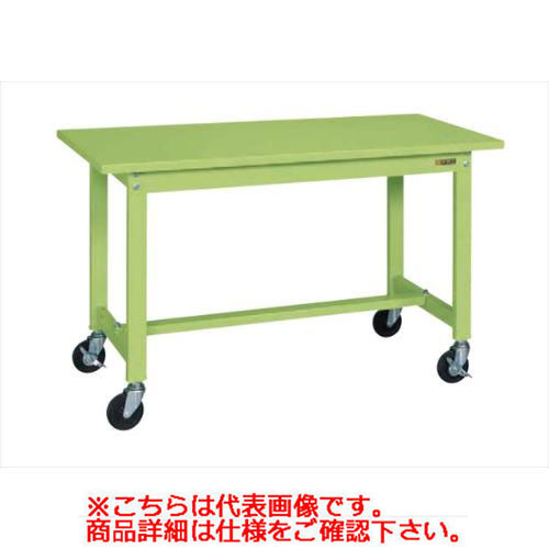 【移動式】【サカエ】軽量作業台KSタイプ(移動式・直進安定金具無し) KS-187SUR 幅W1800×奥行D750×高さH740(mm)/業務用/新品/送料無料
