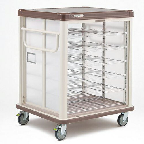 ERECTA（エレクター） 常温配膳車 配膳車cooシリーズ シャッター式リフトタイプ 組立式 /膳数：24/送料無料