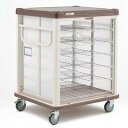 ERECTA(エレクター) 常温配膳車 配膳車cooシリーズ シャッター式リフトタイプ デラックスモデル組立式 /膳数:24/送料無料