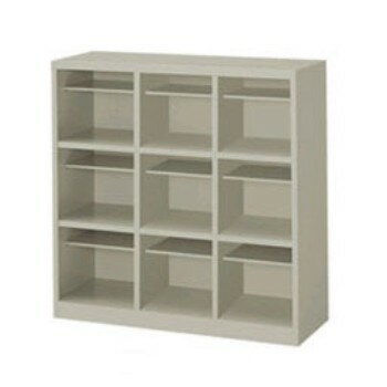 納期はご入金確認後、約1週間かかります。　■ 商品について ■縦のしきりがあるためきれいに並べることができます。中棚付きで、内ばき、外ばきが別々に入れられるため、内ばきが汚れません！※完成品でのお届けです。　■ 商品概要 ■商品番号405-039100商品名シューズボックス　3列3段（9人用）メーカーサイズ/内容量/重量900×330×900 / 容量：- / 重量：27その他内寸（1室）：W275×D320×H255(mm)材質：金属100％アジャスター付カラー：ウォームホワイトグリーン購入法適合　■ 配送について ■●配送料について●この商品は、全国配送料無料にてお届けいたします。北海道・沖縄・離島や一部地域では追加配送料が発生致します。商品は車上渡しでのお届けです。※配送にはドライバー1名で伺います為、トラック上からの荷降ろしや、建物内への搬入及び開梱作業は行えません。　 大型商品の場合は、配送日当日に人手をご用意して頂きますようお願い致します。●ご注意●　 画面上の色はブラウザやご使用のパソコンの設定により実物と異なる場合があります。