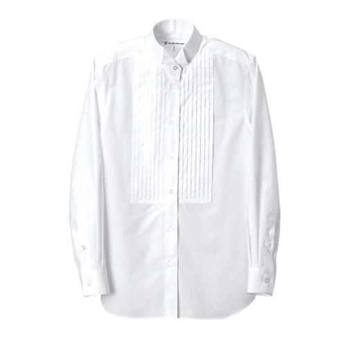 【セブンユニフォーム】ウィングカラーシャツ〔蝶タイループ付〕(女性用)サイズ：7～13 15