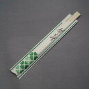 割箸 アスペン元禄箸 袋入り クローバー柄/4000膳入/業務用/新品/テンポス/送料無料