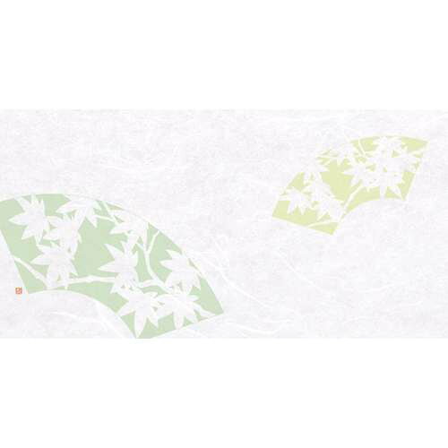 薄色四季紙 青もみじ (100枚入)/業務用/新品/小物送料対象商品