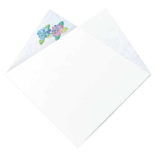 2つ折 四季の天紙 紫陽花 (100枚入)/業務用/新品/小物送料対象商品