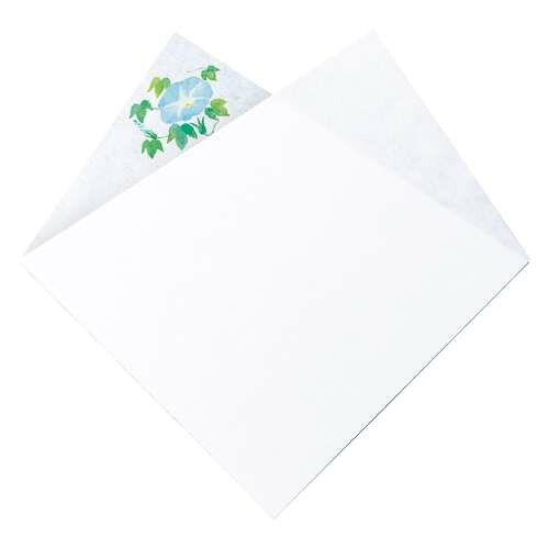 2つ折 四季の天紙 朝顔 (100枚入)/業務用/新品/小物送料対象商品
