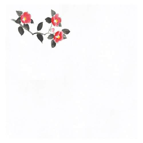 花宴耐油天紙 椿 4寸 (100枚入)/業務用/新品/小物送料対象商品