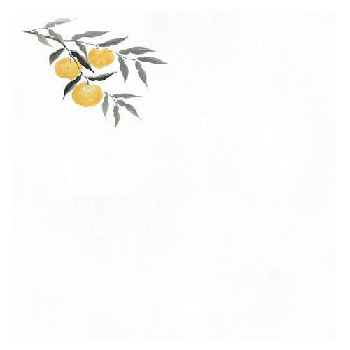 花宴耐油天紙 柚子 4寸 (100枚入)/業務用/新品/小物送料対象商品
