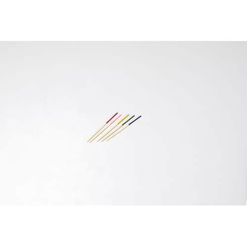 彩り竹丸串(100本入)細 7.5cm 黄/業務用/新品/小物送料対象商品