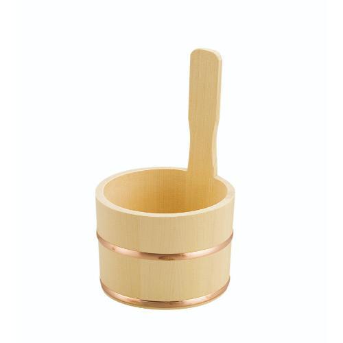 Interior Accessories - 6-113-03/ヒバ 片手湯桶 約口径14.3×高さ23.8(10.3)/業務用/新品/小物送料対象商品