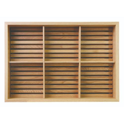 Interior Accessories - 6-052-01/DS・Tools Tray すのこ仕様 タモクリア/仕切り付 約幅44×奥行30.9×高さ8cm/業務用/新品/送料無料