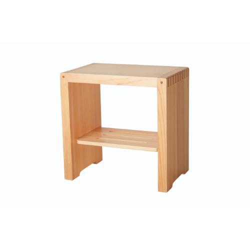 6-116-01/ひのき 箱型風呂椅子 (大) EXP仕上 約30×20×H30cm/業務用/新品/小物送料対象商品
