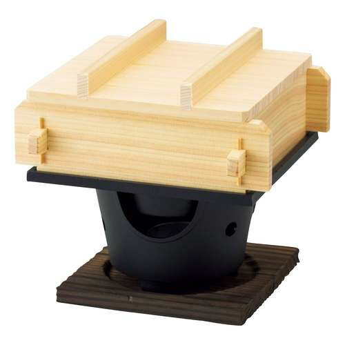Rakuten - 檜・角蒸ミニセイロ水入用美コンロセット (大)/業務用/新品/小物送料対象商品