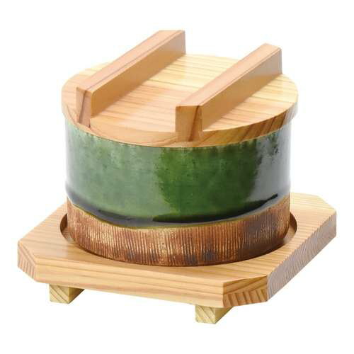 せいろ - 織部くし目セイロ(深型)身・竹スセット/業務用/新品/小物送料対象商品