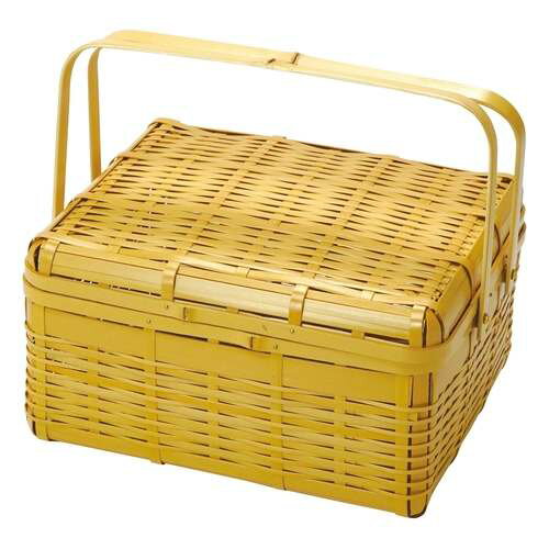 菱木編み竹篭(大・手付)/業務用/新品/送料無料