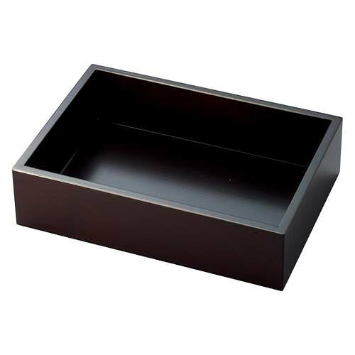 Rakuten - 新・溜塗長方料理箱/業務用/新品/小物送料対象商品