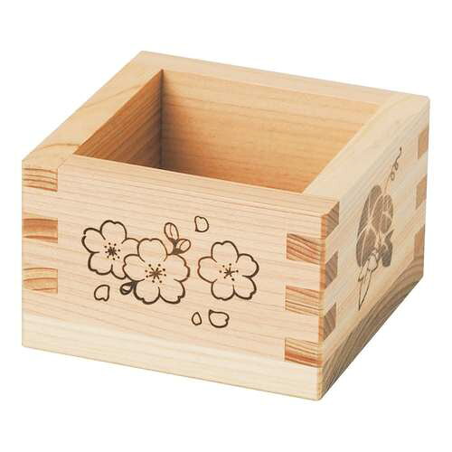 東濃ひのき/1合桝 四季/四面焼印(無塗装)/業務用/新品/小物送料対象商品