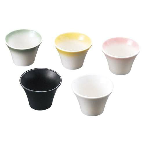 陶器・反り丸型珍味入 ピンク吹/業務用/新品/小物送料対象商品