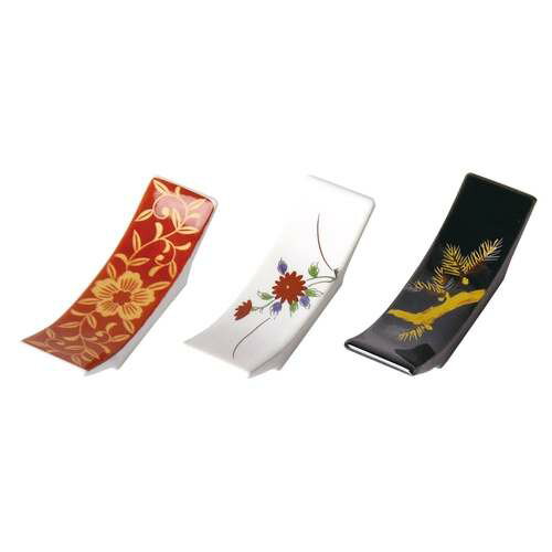 陶器反型箸置 菊絵/業務用/新品/小物送料対象商品