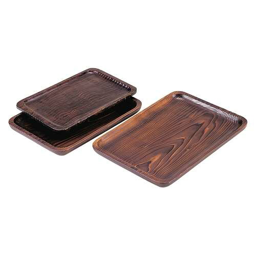 ■商品説明■商品名：焼杉・長手盆(尺三)メーカー：ヤマコーメーカー品番：21-313-07外形寸法：幅39.5×27.5×2.9cm(mm)お届け数：1商品コード：17315【配送料について】【ご注意】画面上の色はブラウザやご使用のパソコンの設定により実物と異なる場合があります。