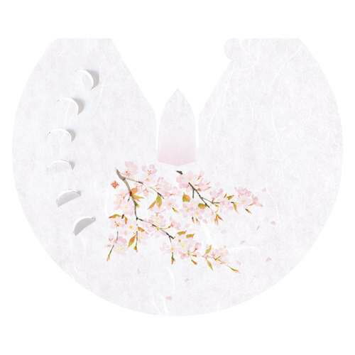 雲竜和紙花えぼし 桜 (100枚入)/業務用/新品/小物送料対象商品