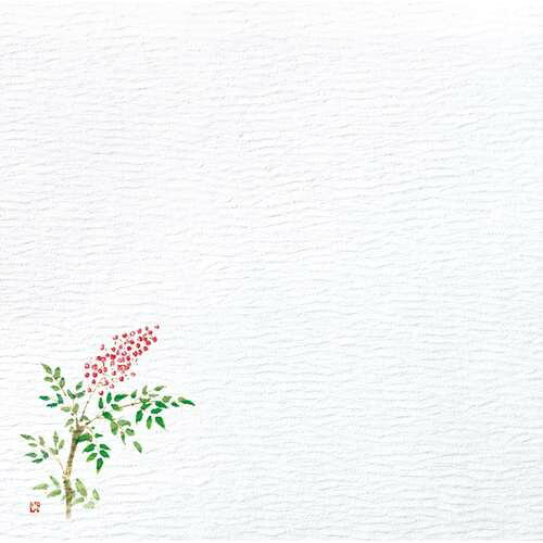 5寸グルメ敷紙 南天 (100枚入)/業務用/新品/小物送料対象商品