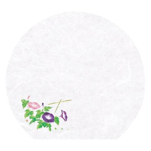 尺3半月雲竜和紙懐石まっと 枯淡 朝顔 (100枚入)/業務用/新品/小物送料対象商品