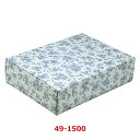 包装紙 ブルーフラワー 半才判 49-1500/50枚袋入/業務用/新品