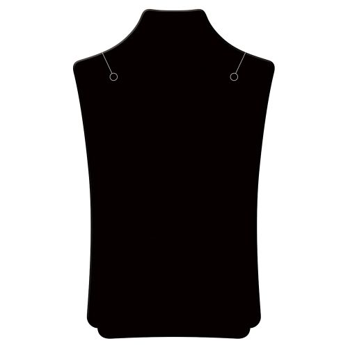 ネックレス専用台紙 ブラック S 90×55 5冊入 品番:19-2680 /業務用/新品/小物送料対象商品