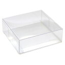 透明ボックス S2 72×72×25 10P 5冊入 品番:50-652 /業務用/新品/小物送料対象商品