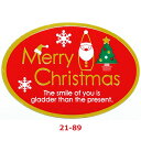 アドテープ Merry Xmas 21-89/500片袋入/業務用/新品