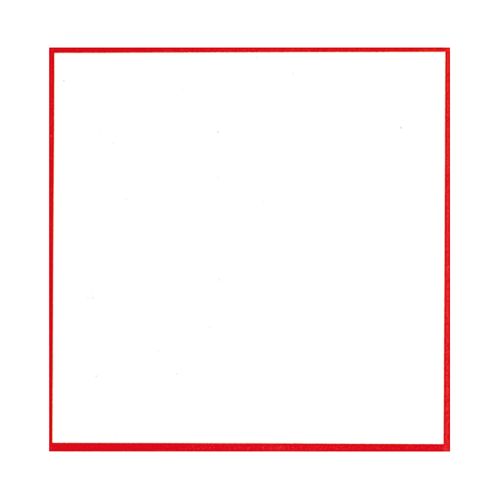 敷紙 4号 赤枠 厚口/100枚×5冊入/業務用/新品/小物送料対象商品