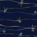 包装紙 リボンブーケ紺 全判 50枚袋入 縦757mm×横1060mm 業務用/新品/小物送料対象商品