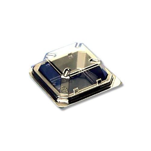 デンカポリマー 食品容器 フードパック（嵌合タイプ） 和菓子1個用 黒 50個/プロ用/新品/小物送料対象商品