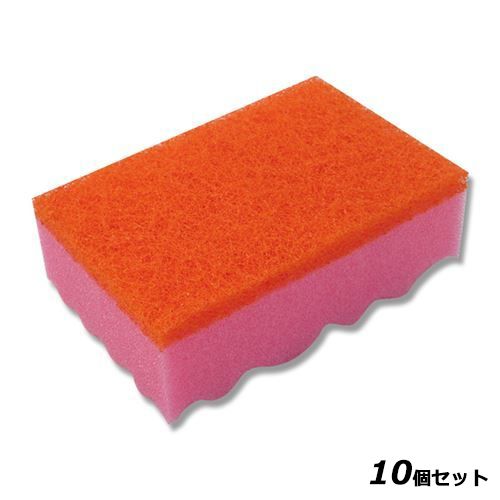 【10セット】スポンジ キクロンプロ B510 研磨粒子なし M ピンク 1個 /業務用/新品/小物送料対象商品