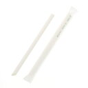 ケーピープラテック 紙ストロー 12mm 斜口 単袋 白 300本/業務用/新品/小物送料対象商品