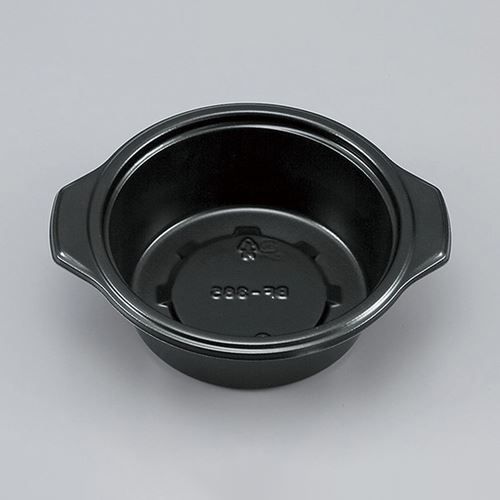 シーピー化成 鍋型容器 BF-385 本体 黒 50枚/業務用/新品/小物送料対象商品