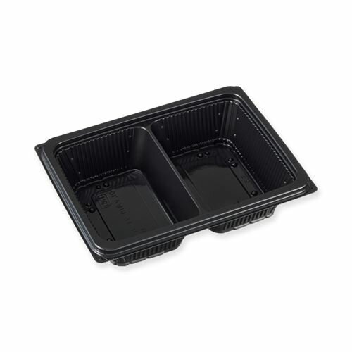 エフピコ 丼・お重容器 DLV角 19-14-1（47） 本体 黒 50枚/業務用/新品/小物送料対象商品