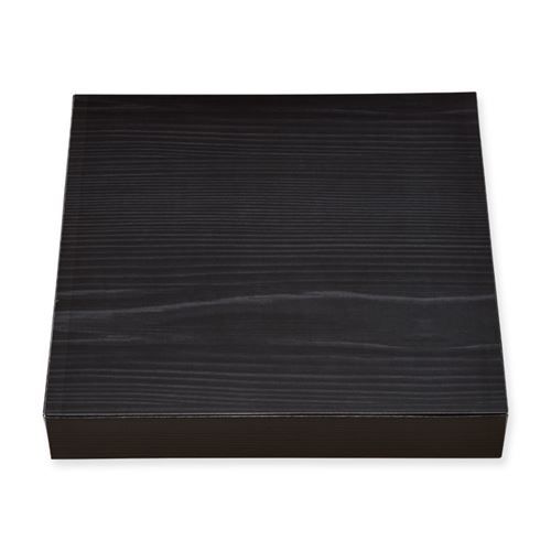 エフピコチューパ 仕出し弁当容器 紙ボックス一体型 80-80 黒木目 50枚/業務用/新品/小物送料対象商品