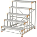 ピカ 作業台 FGR型 5段W1000×D400×H1250 在庫色:紺 品番:FGR5X125/送料無料(3)