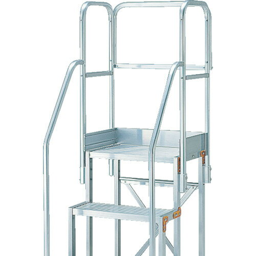 TRUSCO 作業用踏台用手スリ H1100 階段両手スリ天場三方 TSF-26 在庫色：黄 品番：TSFTE2111H/送料無料