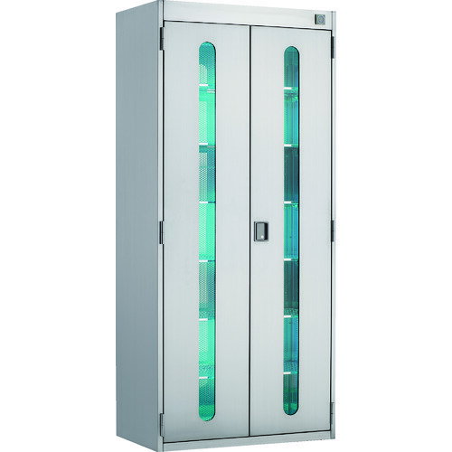 TRUSCO ステンレス製 UV殺菌ロッカー クリーンルームシューズ用/プロ用/新品/送料別途見積