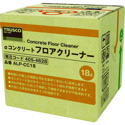 TRUSCO αコンクリートフロアクリーナー 18L/業務用/新品/小物送料対象商品