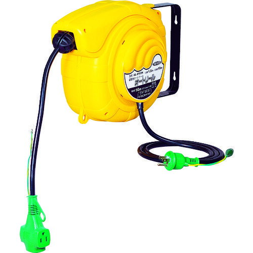 日動 自動巻きリール オートリール 100V 3芯×10m アース付 AL-E103N/ALE103N/プロ用/新品/送料無料