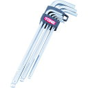 TONE ボールポイント六角棒レンチセット マスターツールロングボールポイントL形レンチセット 9点セット/業務用/新品/小物送料対象商品(4)