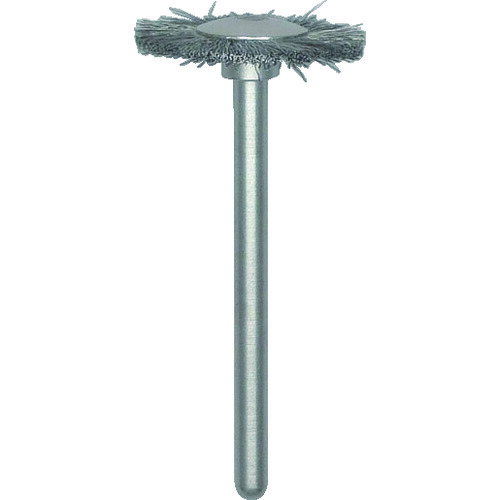 TRUSCO 平型ブラシ ステンレス 線0.08X外径Φ20X軸Φ3/業務用/新品/小物送料対象商品